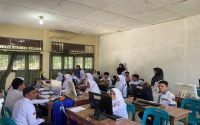 Siswa/i Kelas XII MAN 3 Pidie Mengikuti Tes Kompetensi Akademik (TKA) 2025